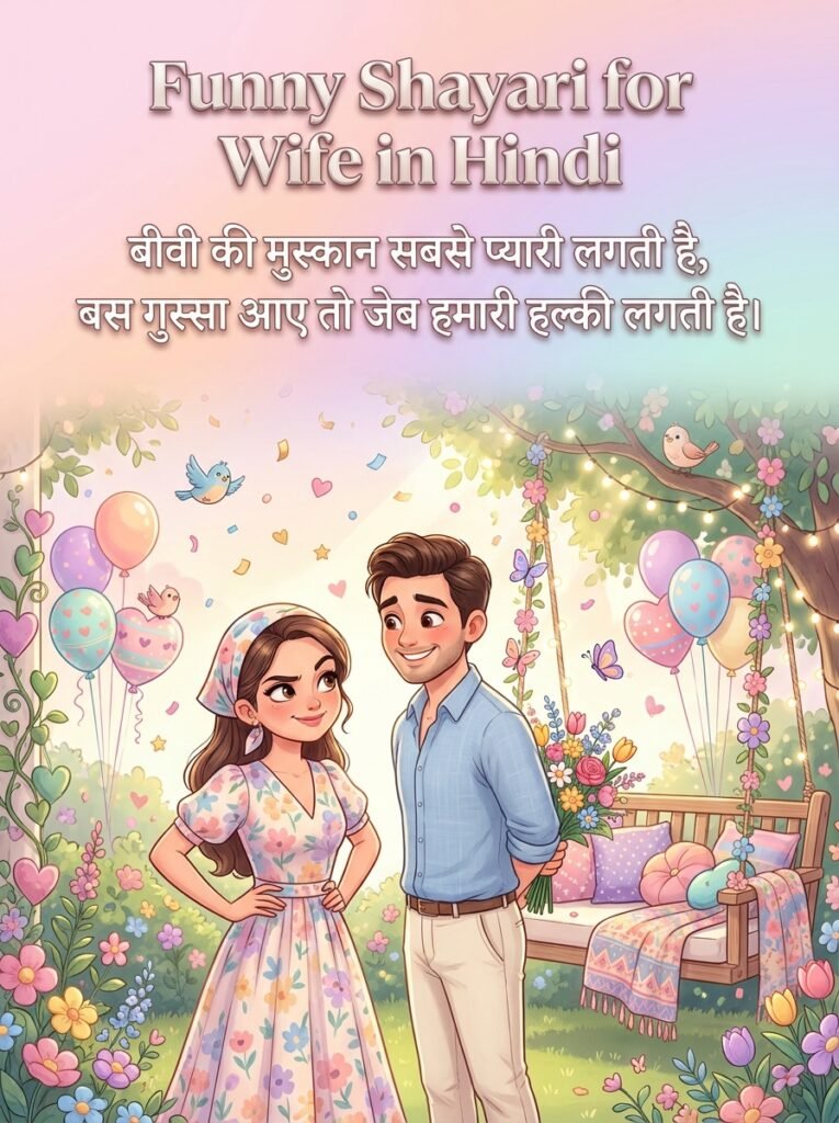 Funny Shayari for Wife in Hindi