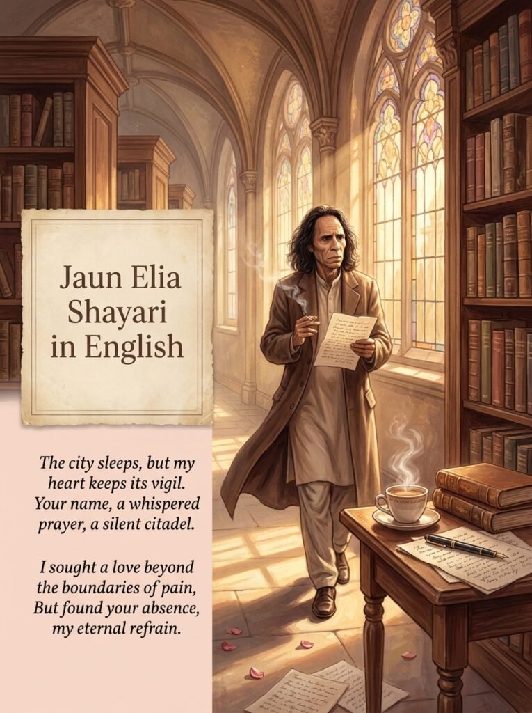 Jaun Elia Shayari in English