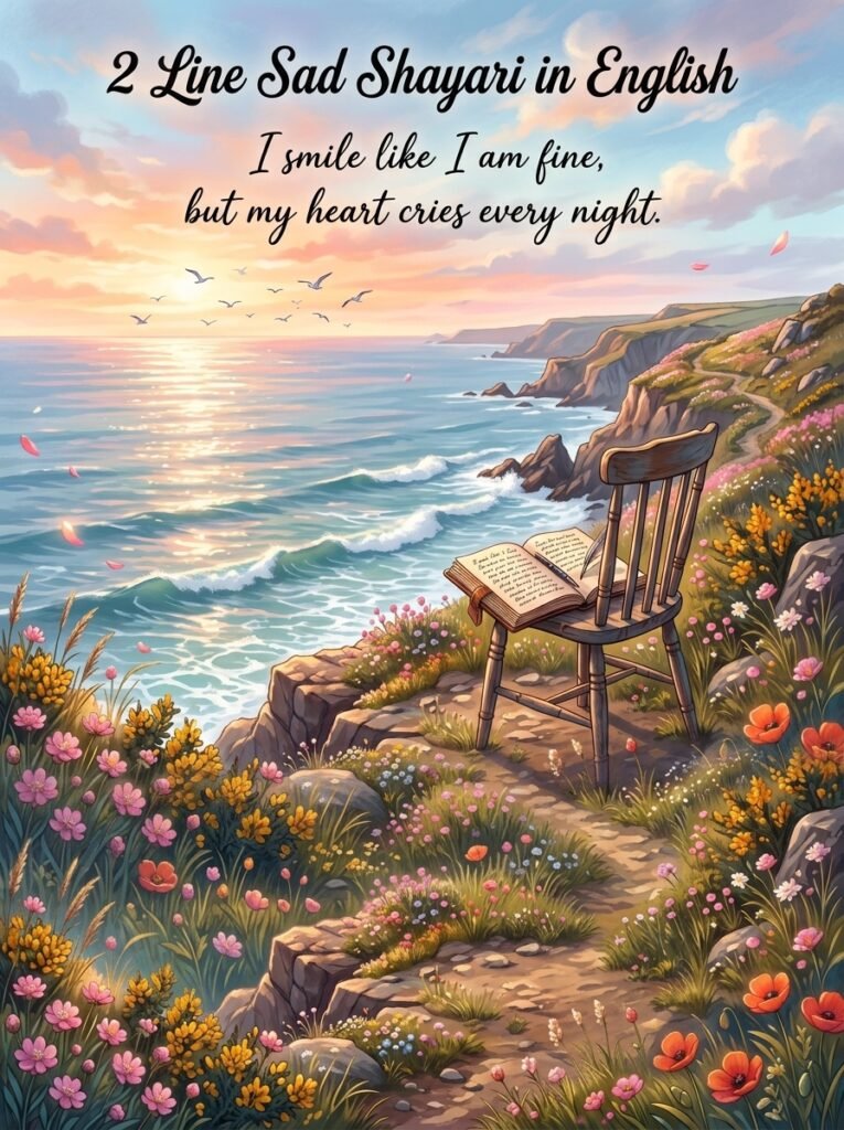 2 Line Sad Shayari in English