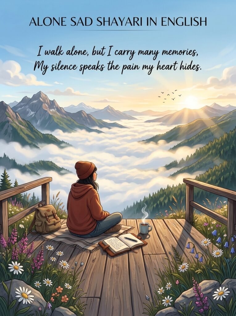 Sad Shayari in English 4 Lines