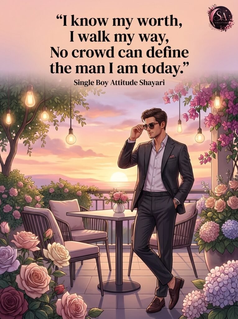 Single Boy Attitude Shayari