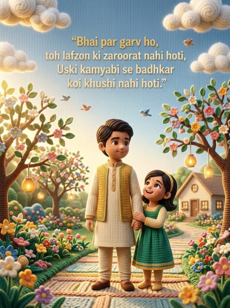 भाई पर गर्व की शायरी