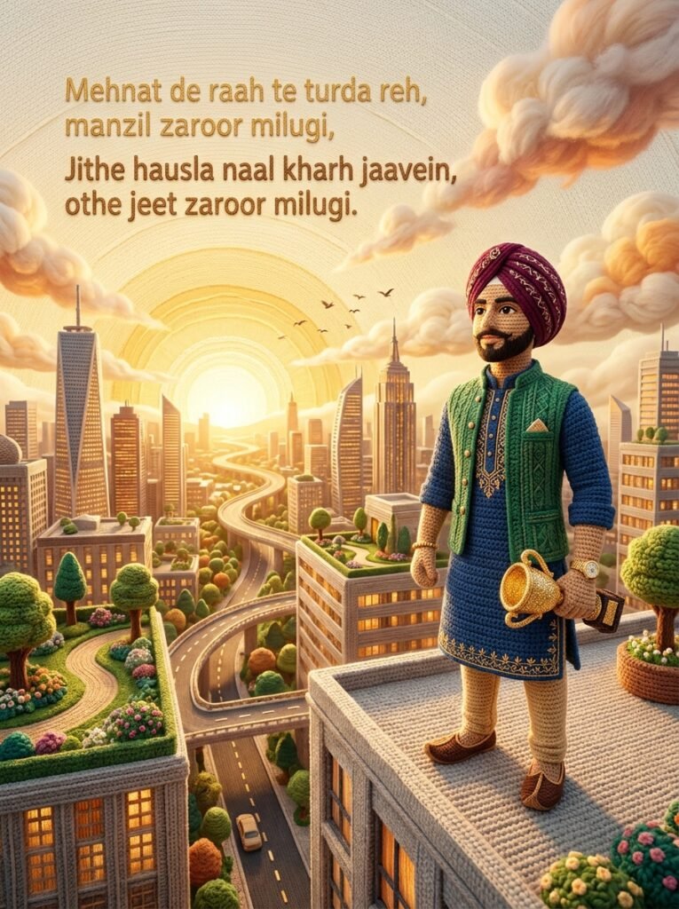 Motivational Shayari in Punjabi for Success