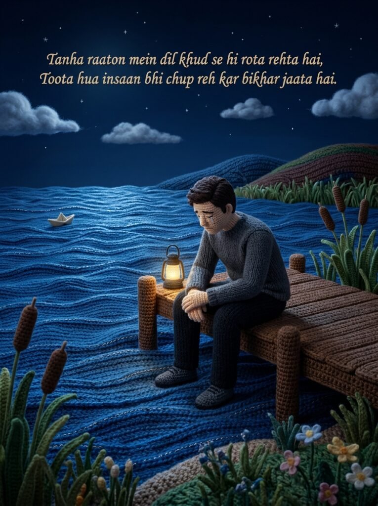 Deep Alone Sad Shayari For Broken Hearts