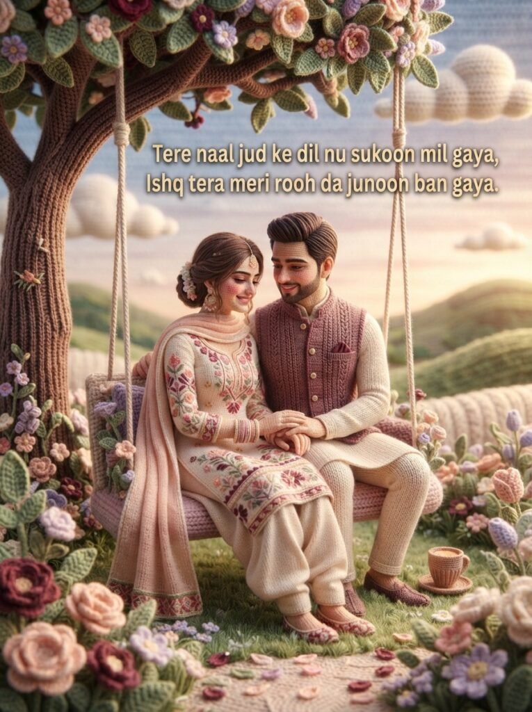 Punjabi Love Shayari 2 Lines