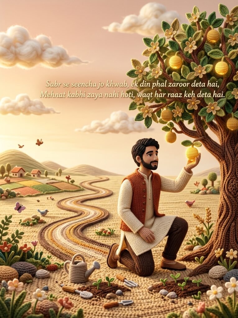 Sabr Aur Mehnat Ka Phal Shayari