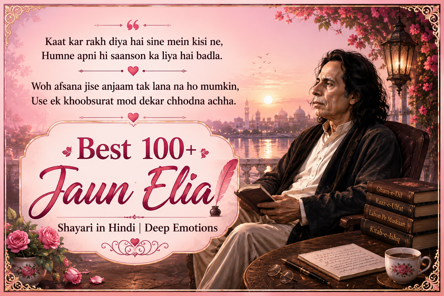 Best 100+ Jaun Elia Shayari in Hindi | Deep Emotions