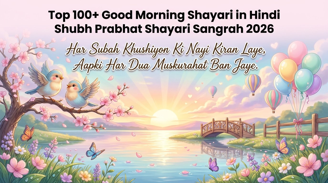 Top 100+ Good Morning Shayari in Hindi | शुभ प्रभात शायरी संग्रह 2026