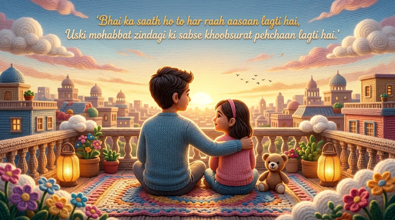 Brother Shayari — Bhai Ke Naam | 148+ दिल छू लेने वाली भाई के लिए शायरी