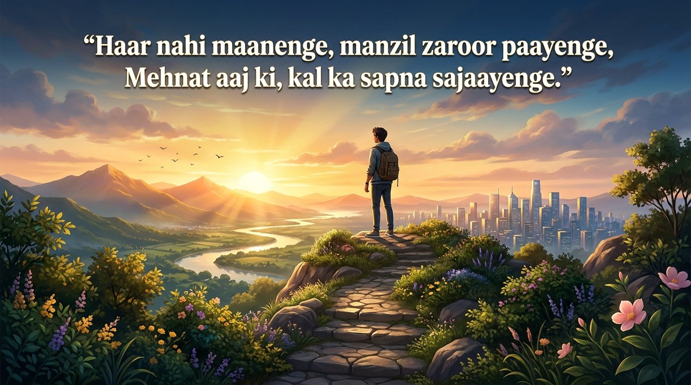 Motivational Shayari in Hindi 2026: 120+ Best Inspirational Shayari for Success