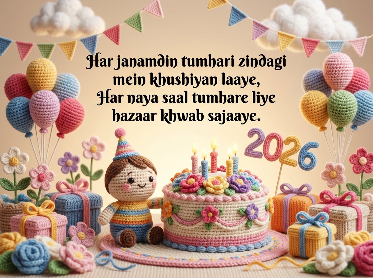 190+ New Happy Birthday Shayari in Hindi 2026 Beautiful Epic