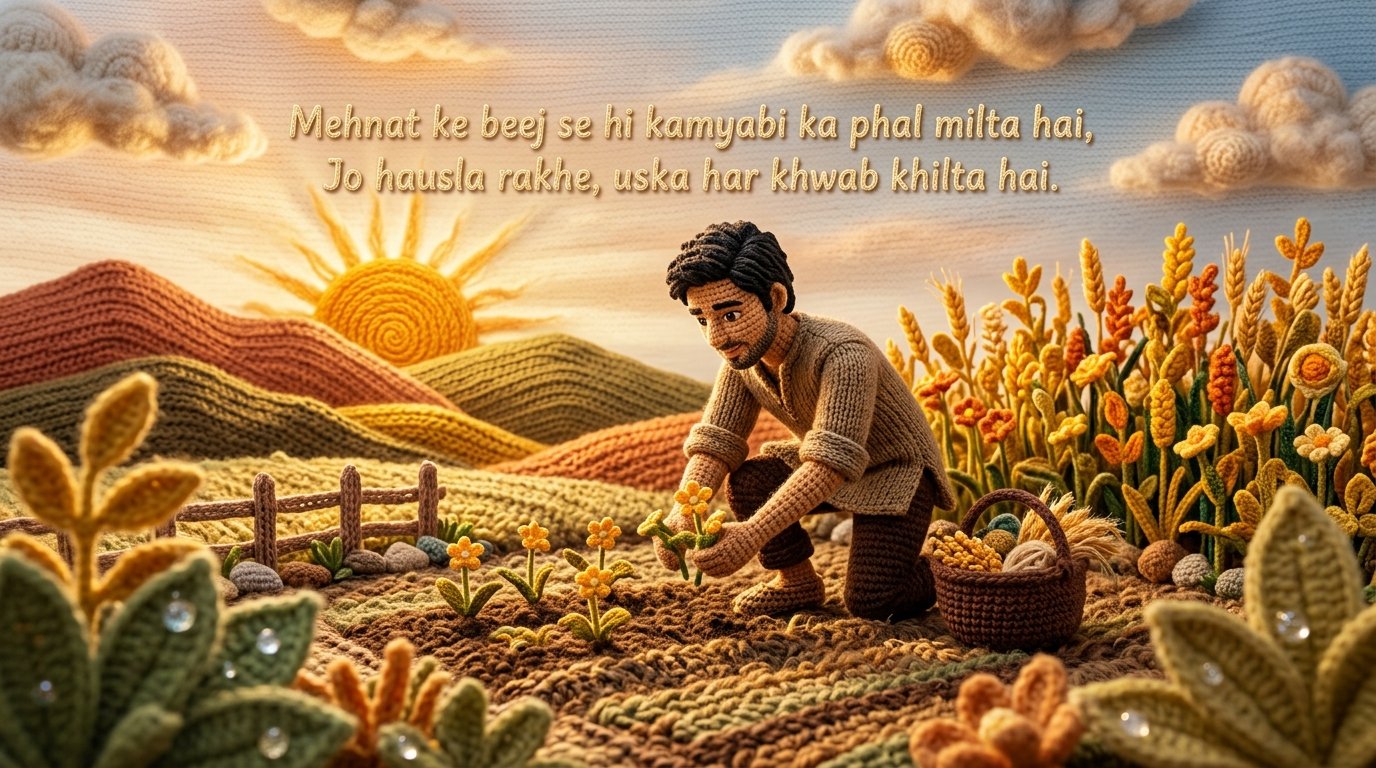 Mehnat Ka Phal Shayari