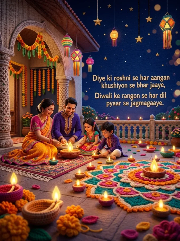Diwali Shayari for Family