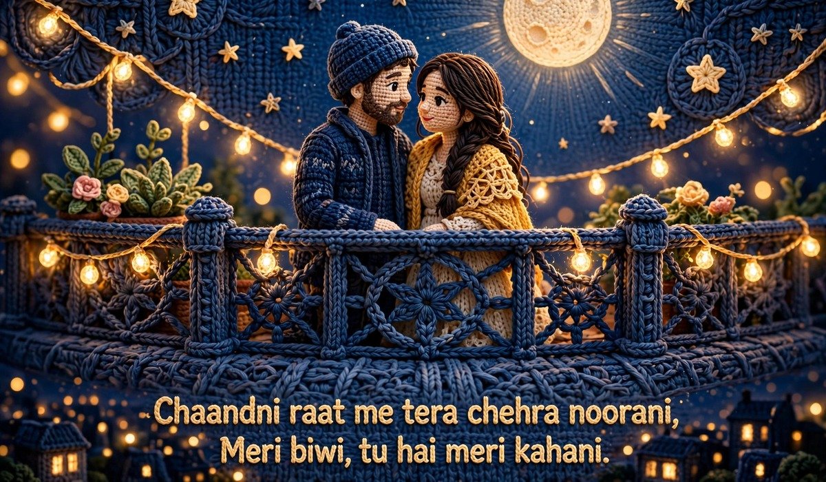 Romantic Hindi Shayari For Wife Night Romance